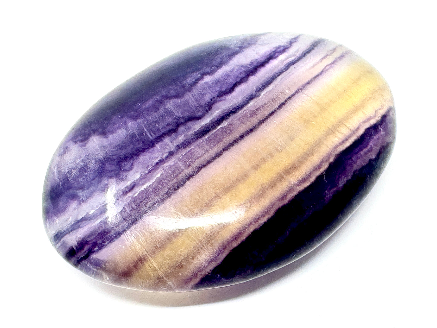 Rainbow Fluorite Crystal Pebble 5.2cm