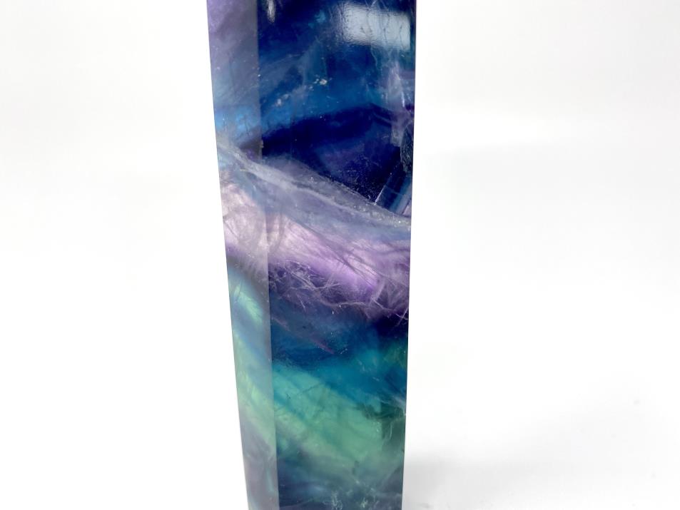 Rainbow Fluorite Crystal Point 13cm