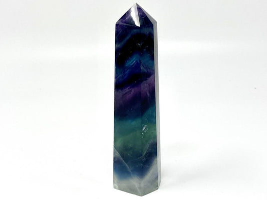 Rainbow Fluorite Crystal Point 13.2cm