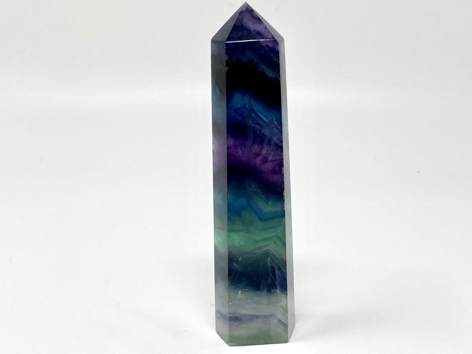 Rainbow Fluorite Crystal Point 13.2cm