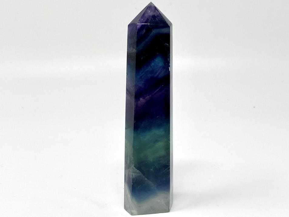 Rainbow Fluorite Crystal Point 13.2cm