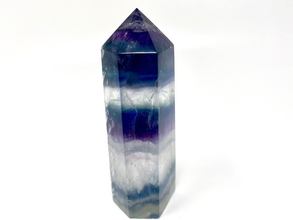 Rainbow Fluorite Crystal Point 9.2cm