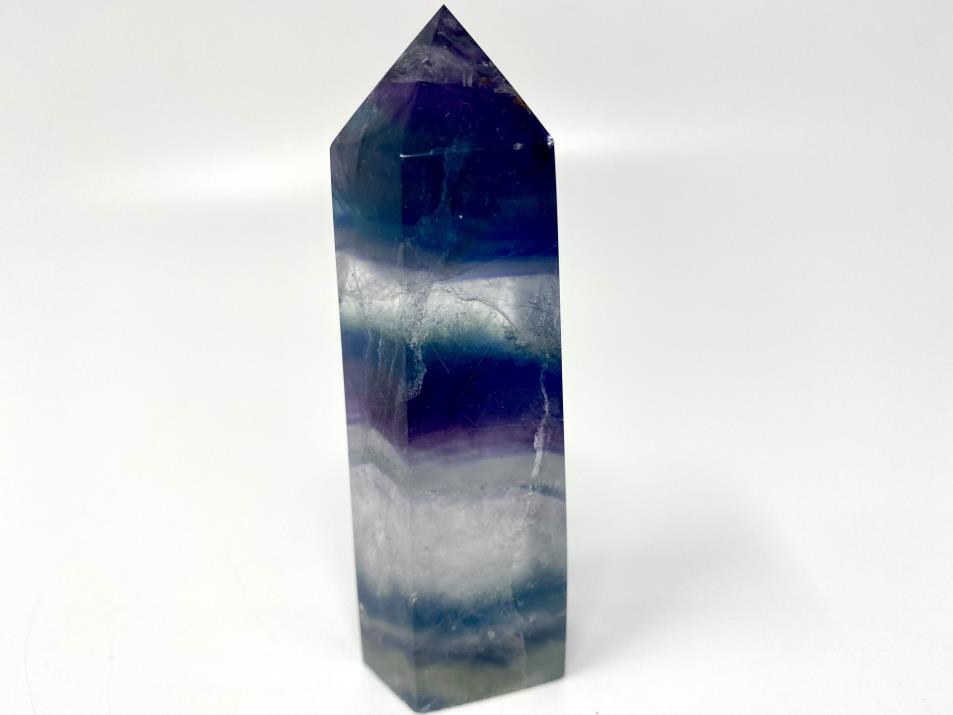 Rainbow Fluorite Crystal Point 9.2cm