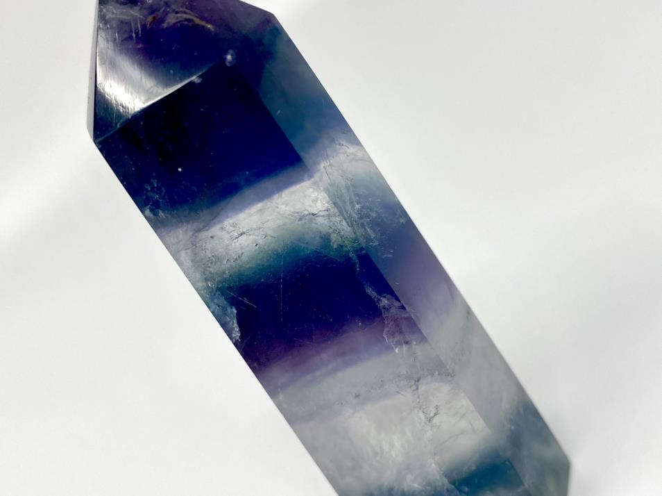 Rainbow Fluorite Crystal Point 9.2cm