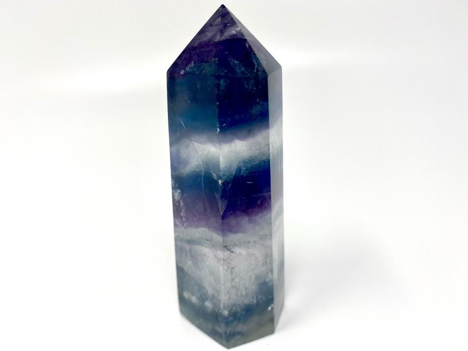 Rainbow Fluorite Crystal Point 9.2cm