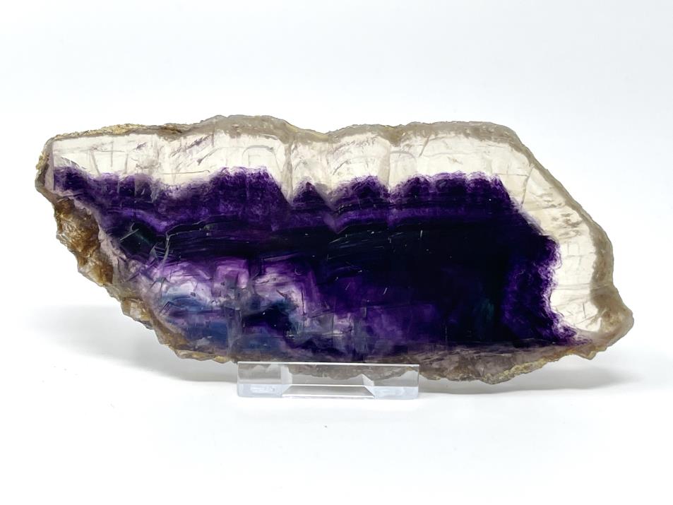 Rainbow Fluorite Crystal Slice 13.9cm