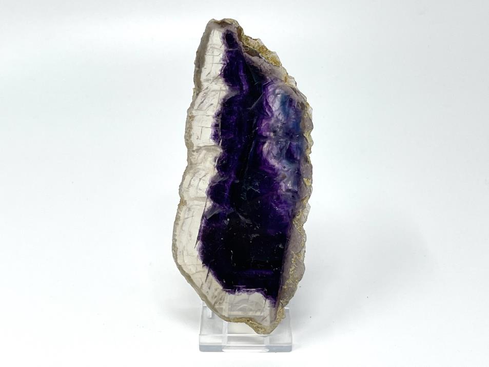 Rainbow Fluorite Crystal Slice 13.9cm