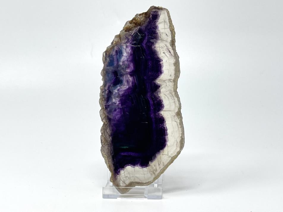 Rainbow Fluorite Crystal Slice 13.9cm