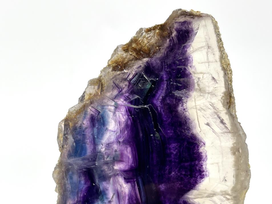 Rainbow Fluorite Crystal Slice 13.9cm