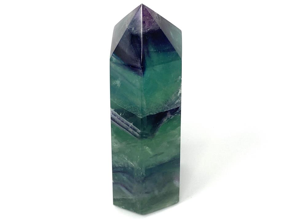 Rainbow Fluorite Crystal Point Large 11.2cm