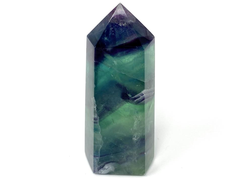 Rainbow Fluorite Crystal Point Large 11.2cm