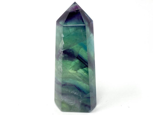 Rainbow Fluorite Crystal Point Large 11.2cm