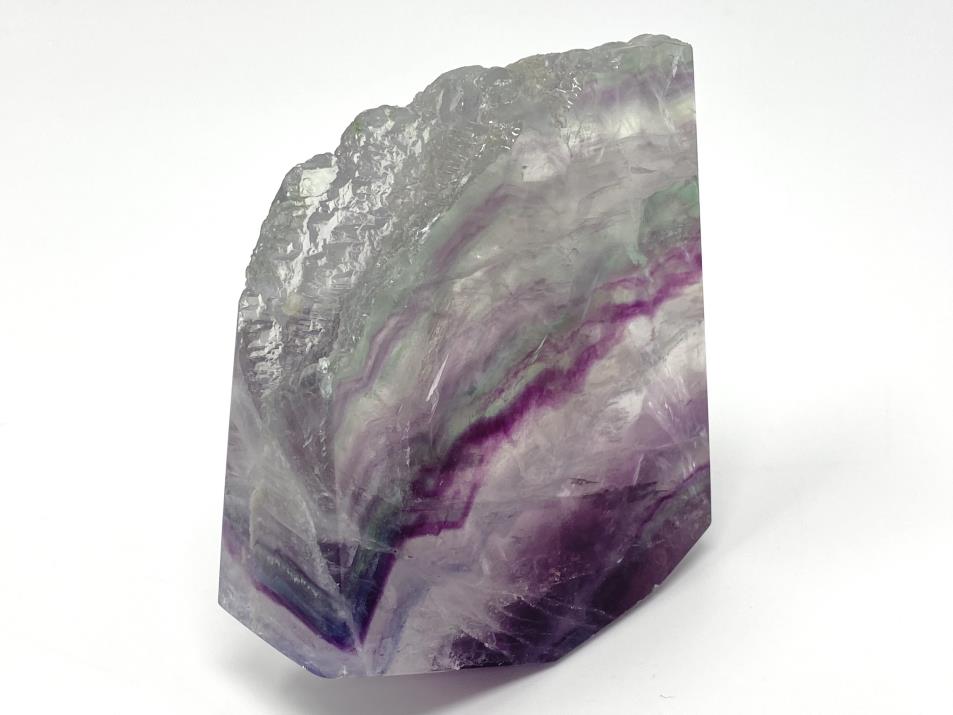 Rainbow Fluorite Crystal Wave 8.8cm