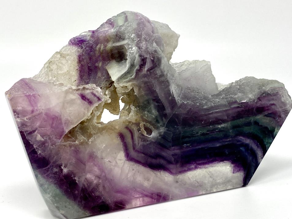 Rainbow Fluorite Crystal Wave Large 17.2cm