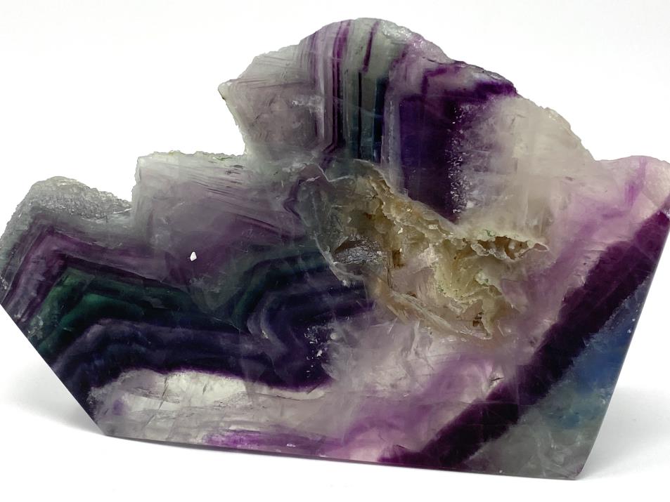 Rainbow Fluorite Crystal Wave Large 17.2cm