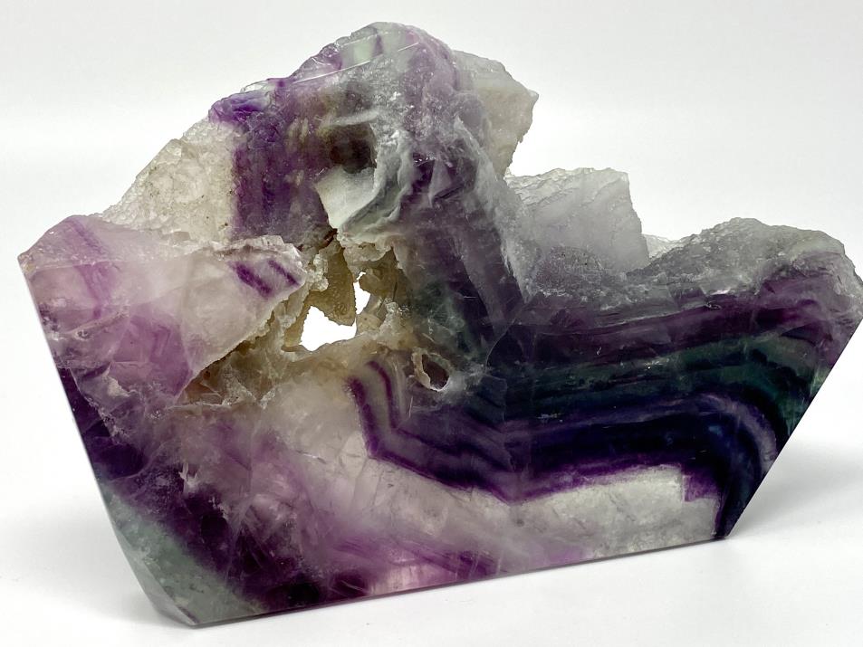 Rainbow Fluorite Crystal Wave Large 17.2cm