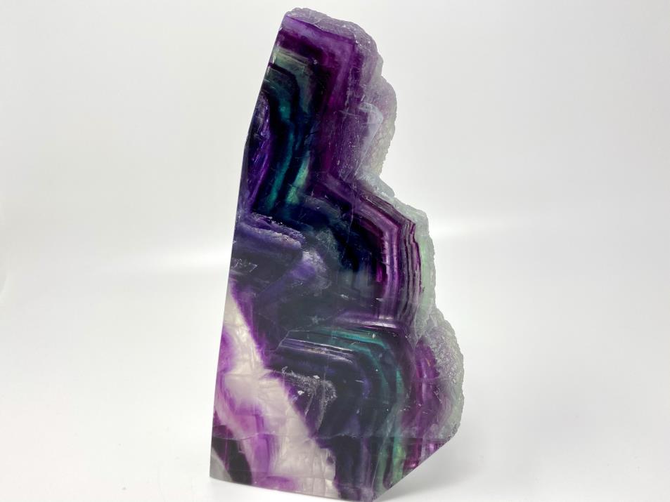 Rainbow Fluorite Crystal Wave Large 18.5cm