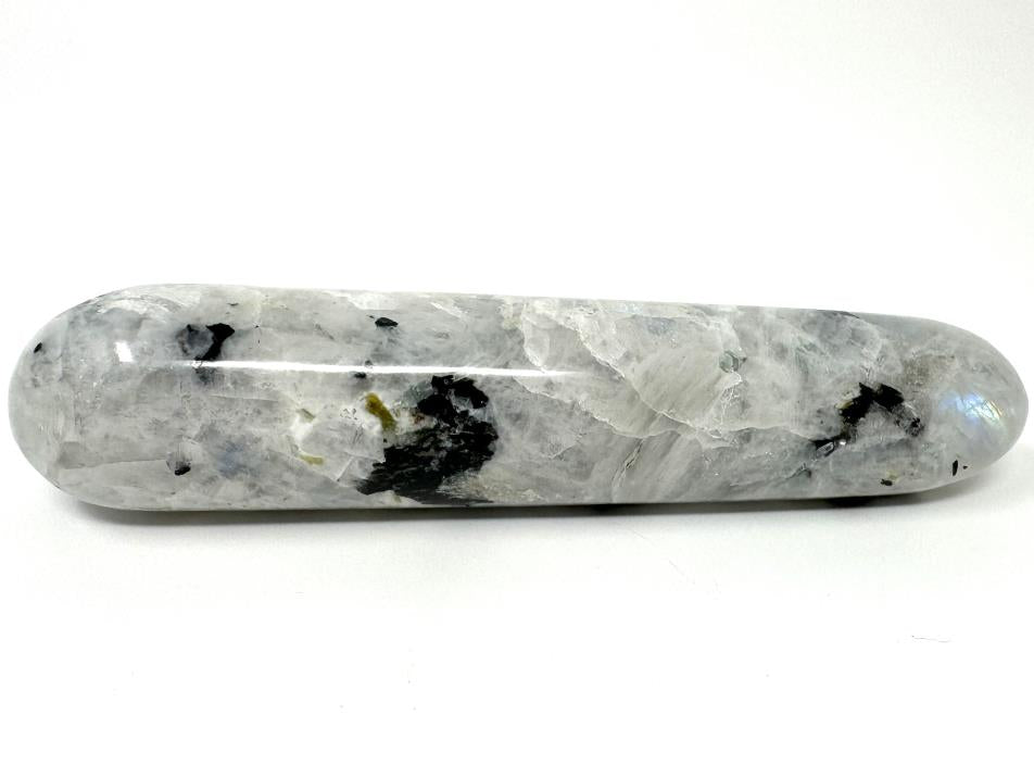 Rainbow Moonstone Crystal Massage Wand 11cm