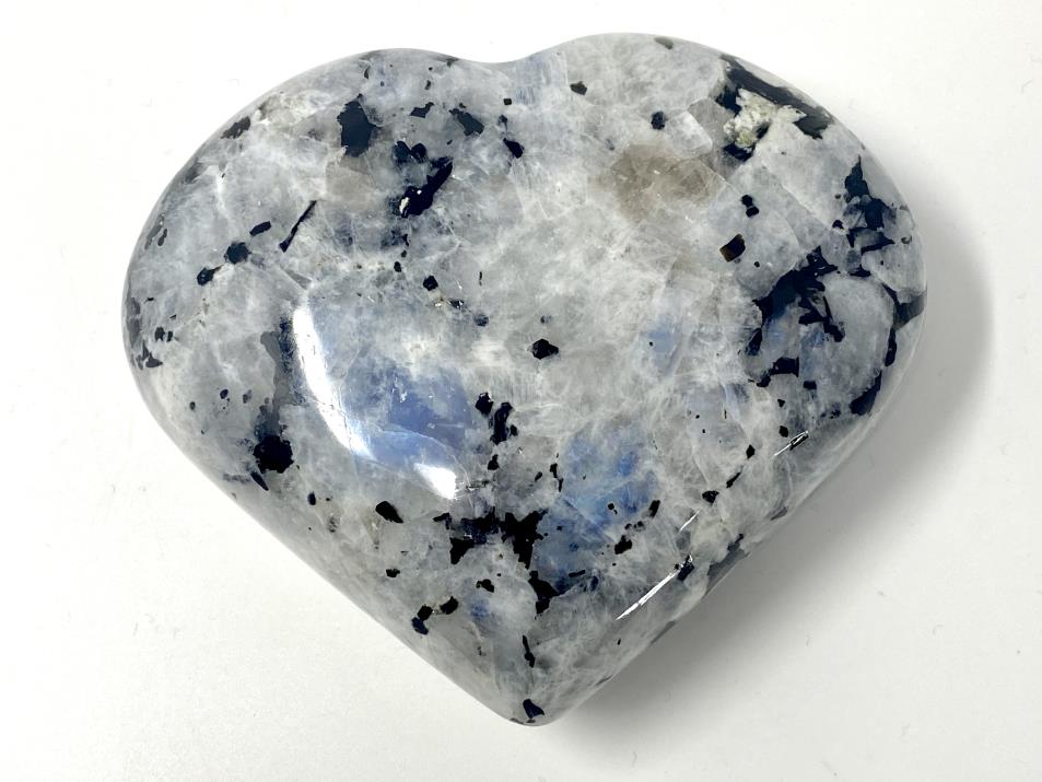 Rainbow Moonstone Crystal Heart Large 10.9cm