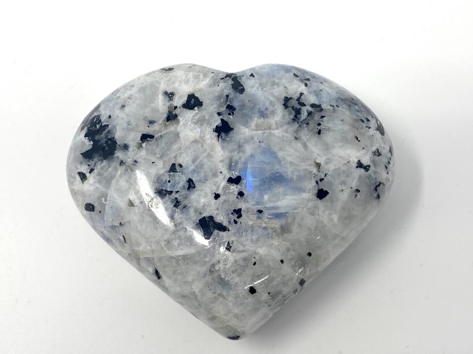 Rainbow Moonstone Crystal Heart Large 10.9cm