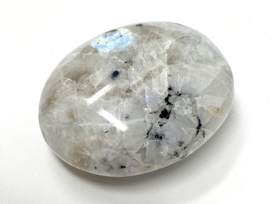 Rainbow Moonstone Crystal Pebble 6cm