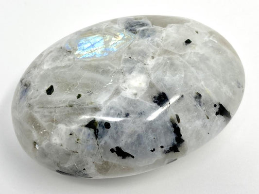 Rainbow Moonstone Crystal Pebble 6.3cm