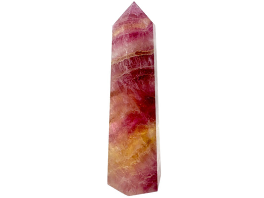 Raspberry Fluorite Crystal Point 9.6cm