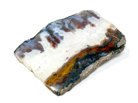 Red Moss Agate Crystal Slice 14.8cm