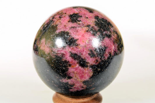 Rhodonite Crystal Sphere 6.4cm