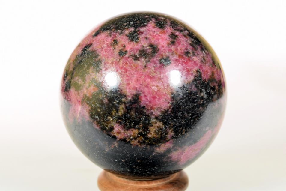 Rhodonite Crystal Sphere 6.4cm