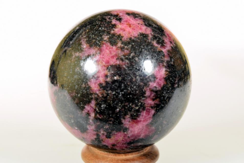 Rhodonite Crystal Sphere 6.4cm