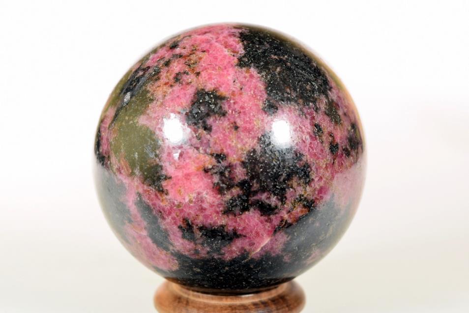 Rhodonite Crystal Sphere 6.4cm