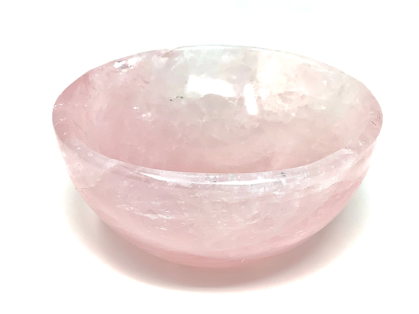 Rose Quartz Crystal Bowl 12cm