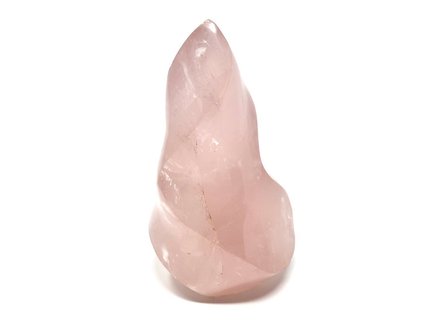 Rose Quartz Crystal Flame Shape 10cm