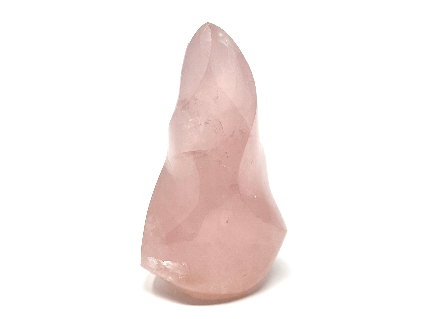 Rose Quartz Crystal Flame Shape 10cm