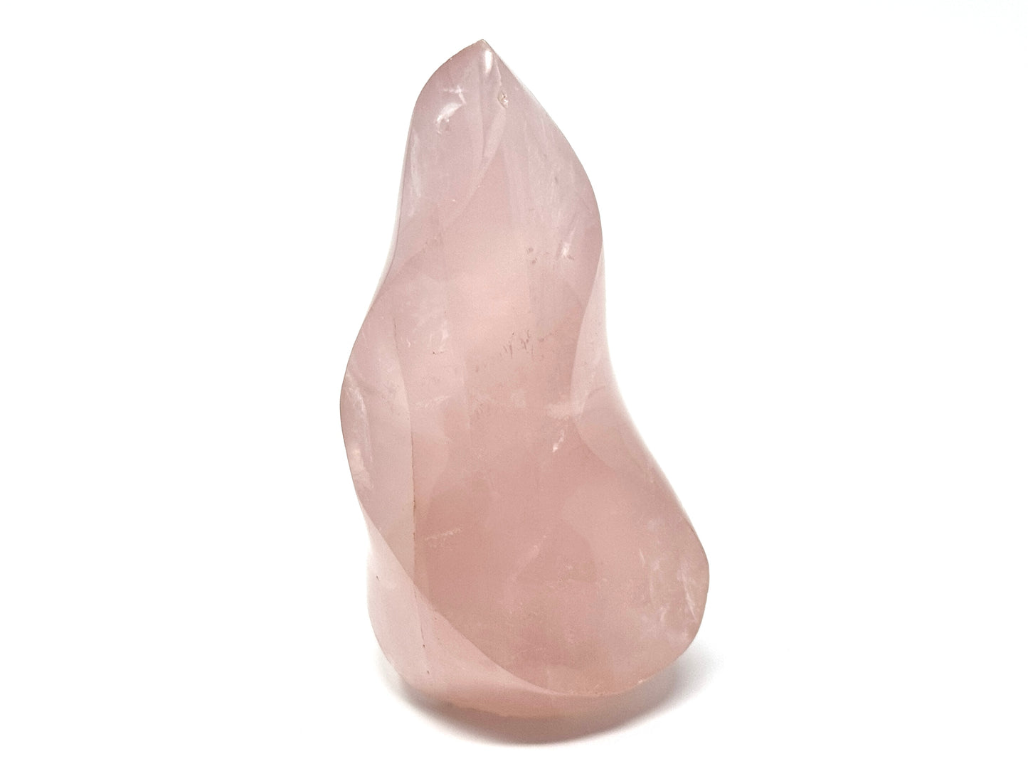 Rose Quartz Crystal Flame Shape 10cm