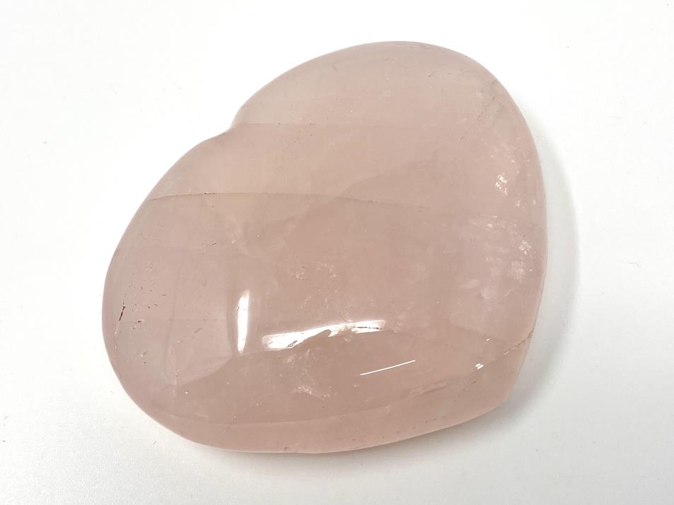 Rose Quartz Crystal Heart Large 8.6cm