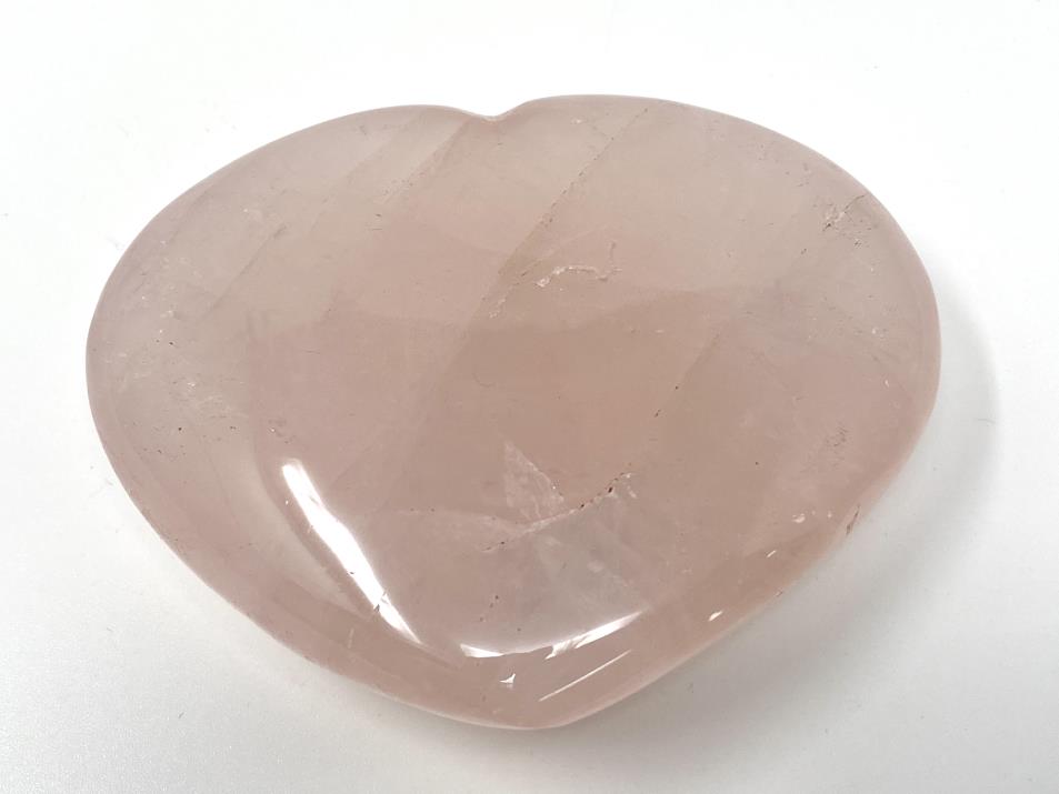 Rose Quartz Crystal Heart Large 8.6cm