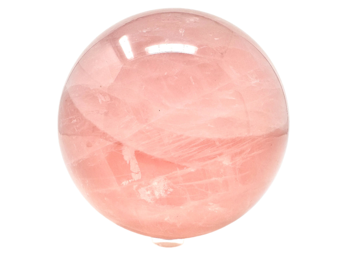 Rose Quartz Crystal Sphere Large 10cm