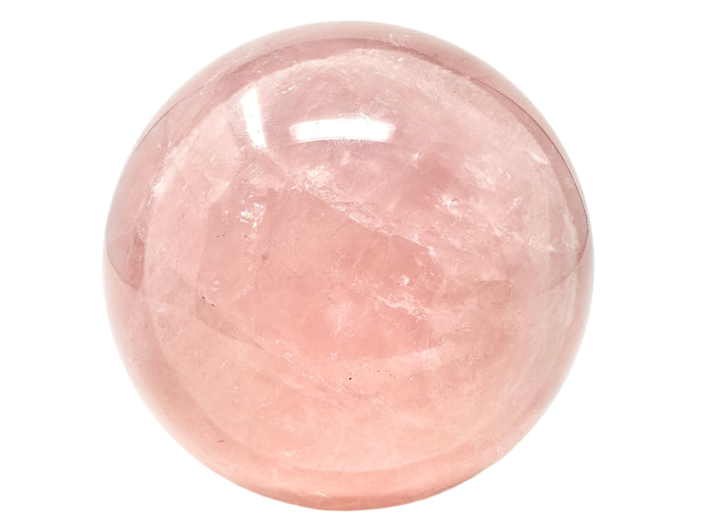 Rose Quartz Crystal Sphere Large 10cm