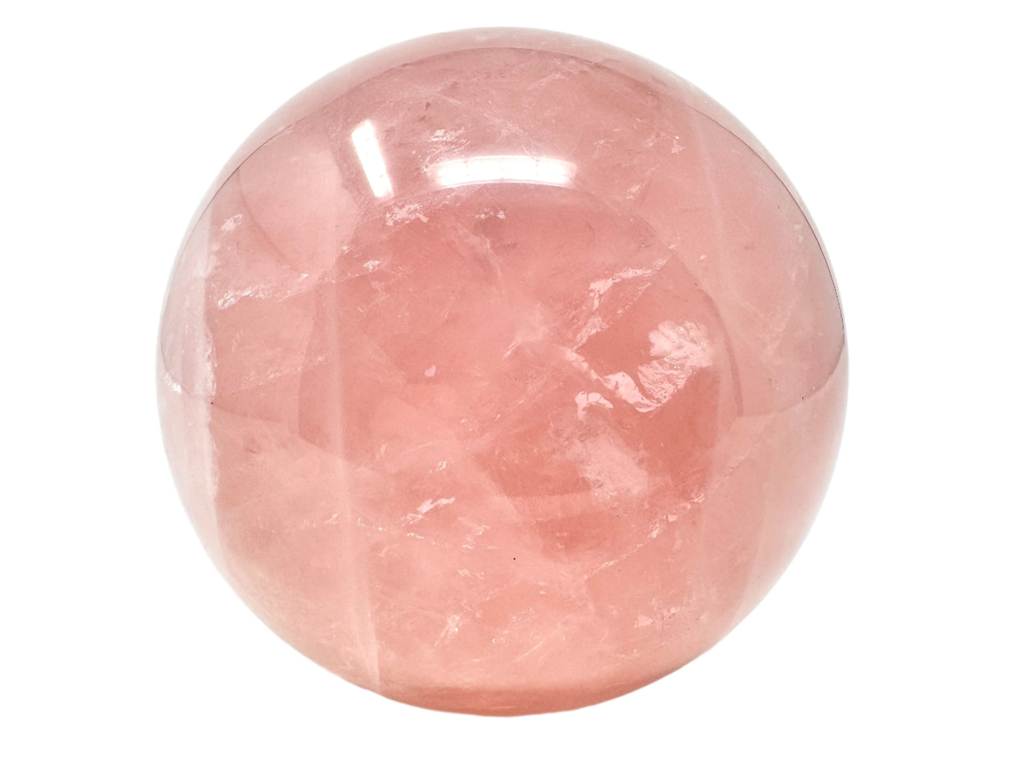 Rose Quartz Crystal Sphere Large 10cm