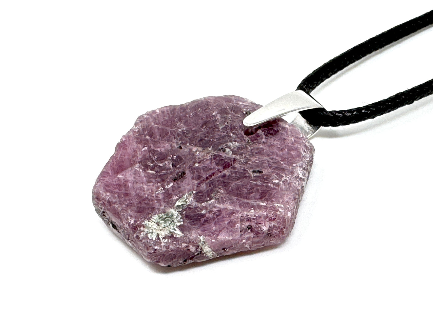 Natural Ruby Record Keeper Crystal Pendant 2.8cm