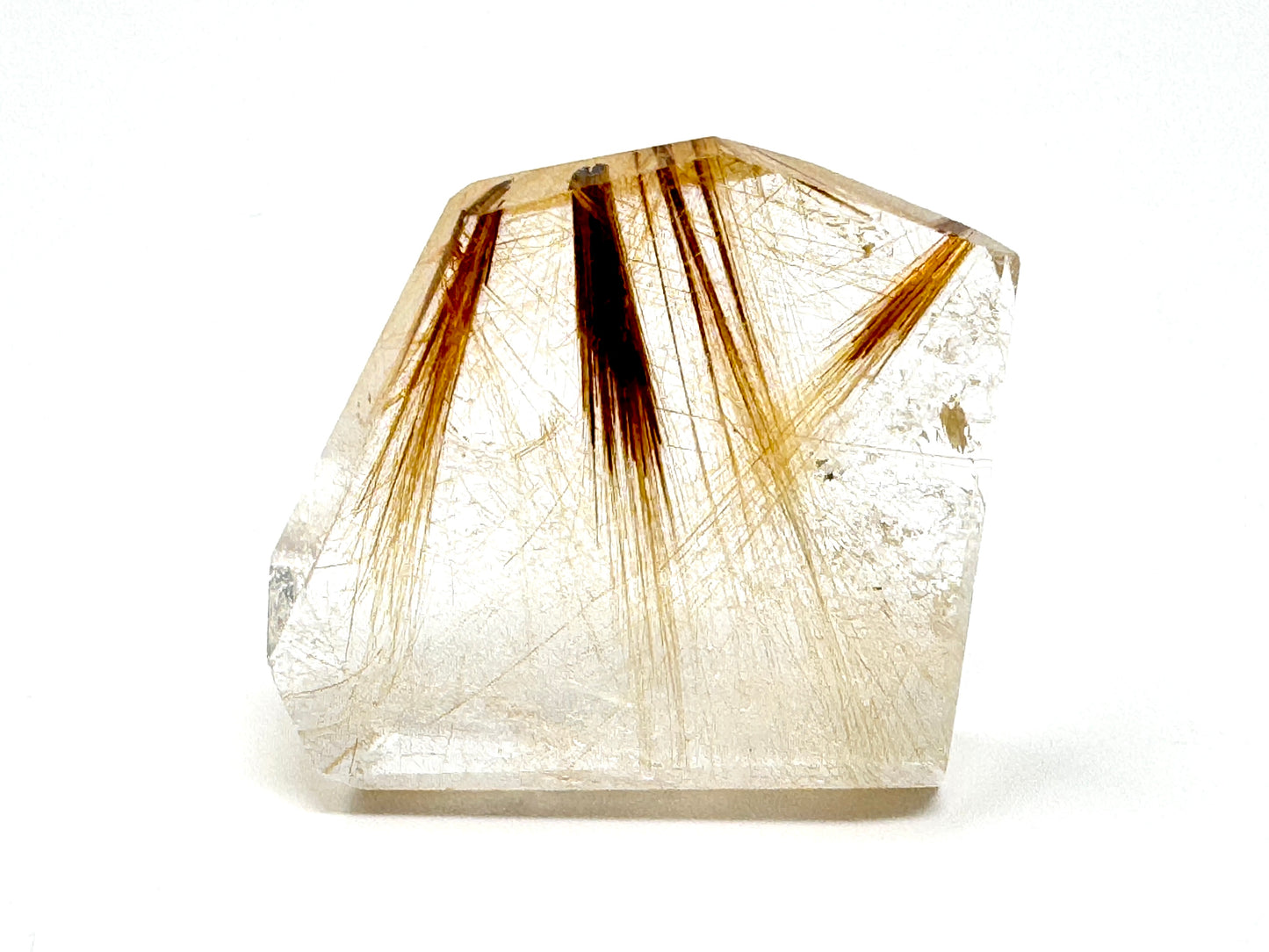 Faceted Rutilated Quartz Crystal 4.3cm