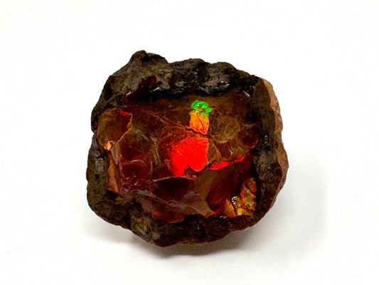 Ethiopian Shewa Opal: Natural Chocolate Opal Gemstone 11.89 Grams