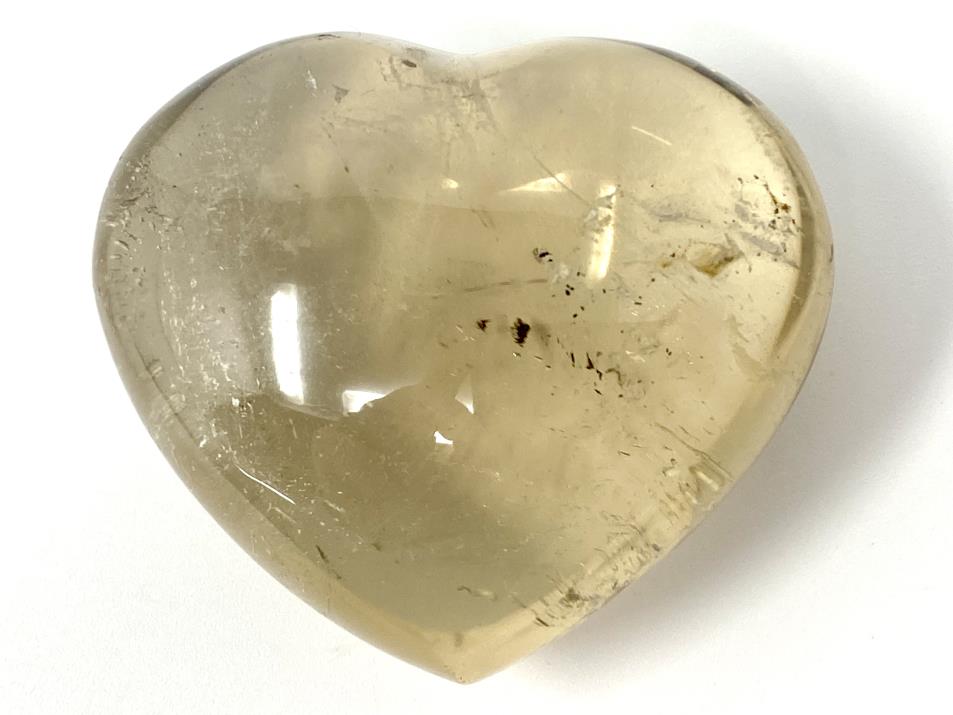 Smoky Citrine Quartz Crystal Heart 5cm