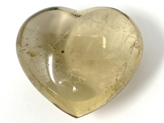 Smoky Citrine Quartz Crystal Heart 5cm