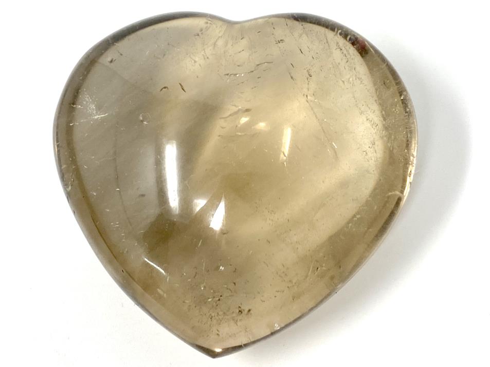 Smoky Citrine Quartz Crystal Heart 5.5cm