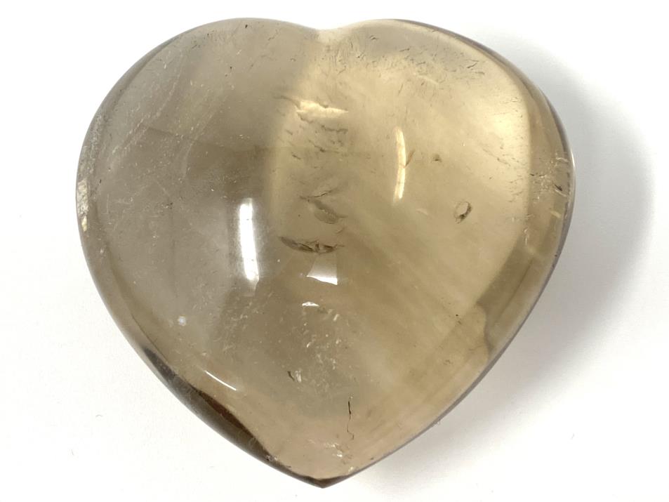 Smoky Citrine Quartz Crystal Heart 5.5cm