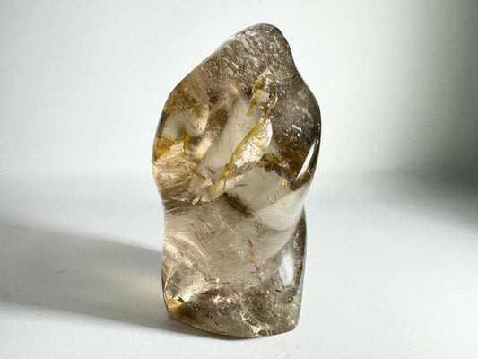 Smoky Quartz Crystal Flame Shape 8.7cm