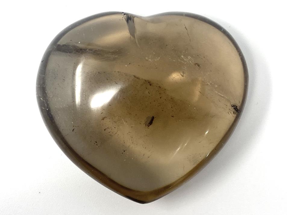 Smoky Quartz Crystal Heart 5.2cm